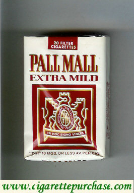 Pall Mall Extra Mild cigarettes soft box